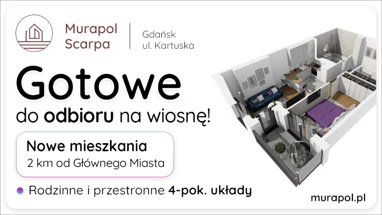 Szukasz przestronnego mieszkania dla całej rodziny? 