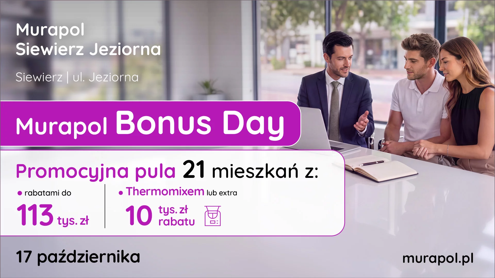 Rabat + parking 50% taniej + bonus | Dzień Otwarty 17.10