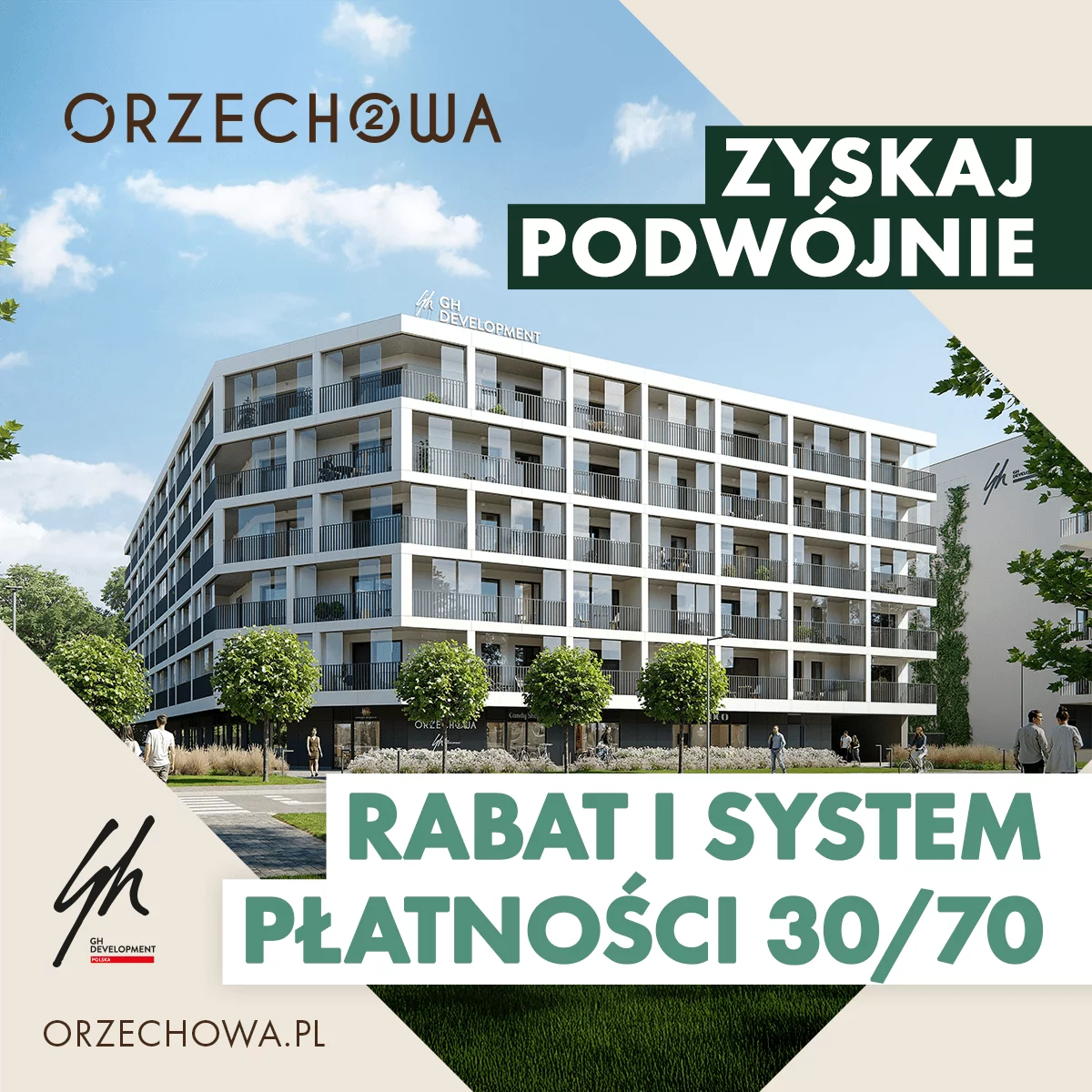 Zyskaj podwójnie w inwestycji Orzechowa 2!