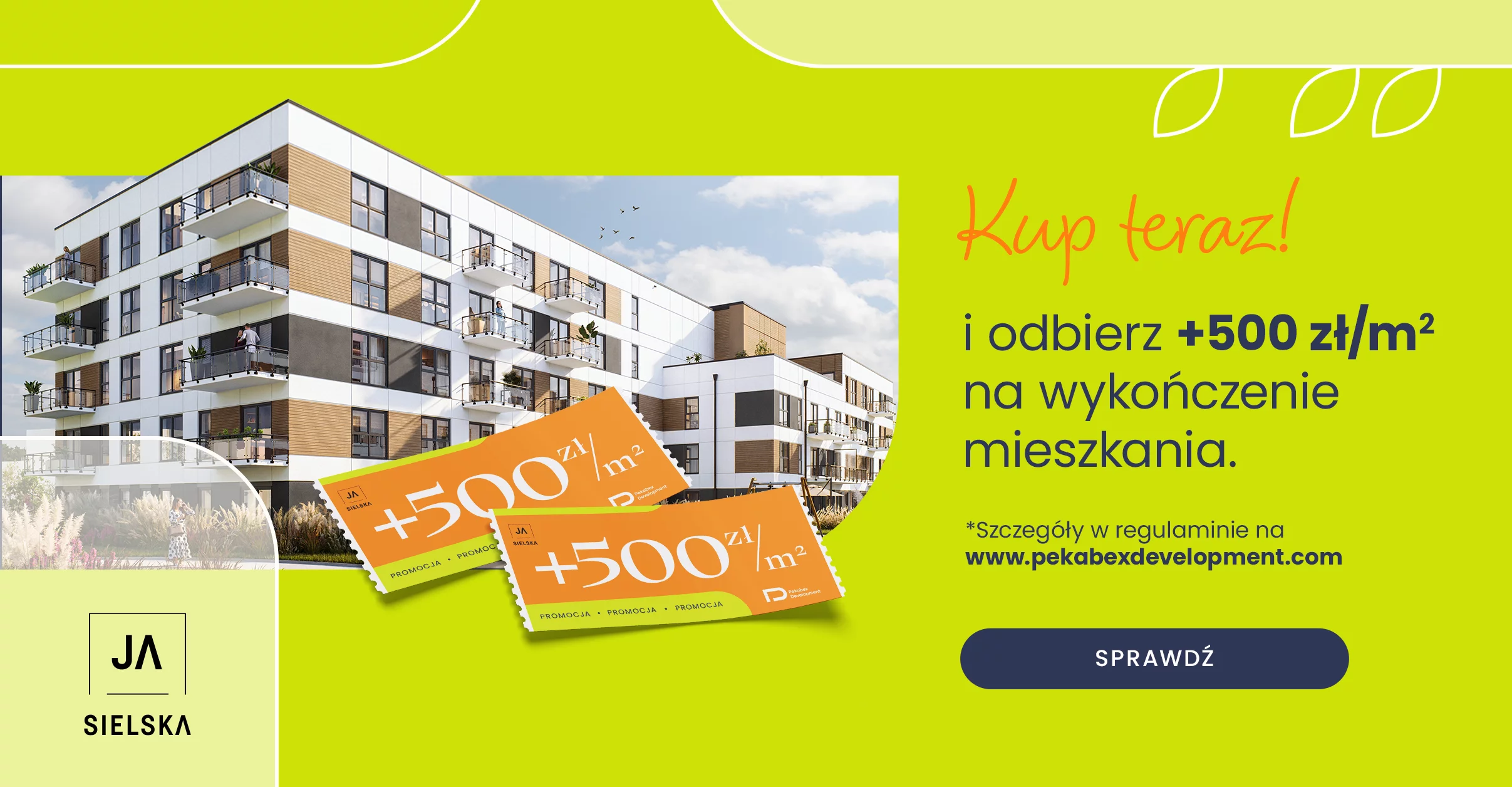 Kup Teraz I Odbierz +500 Zł/M² Na Wykończenie Mieszkania!