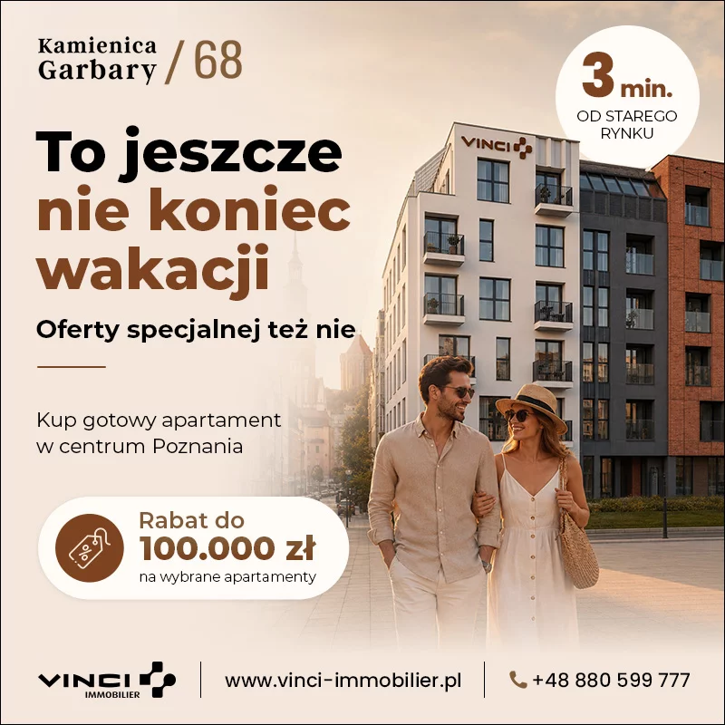 Promocja w inwestycji Kamienica Garbary 68