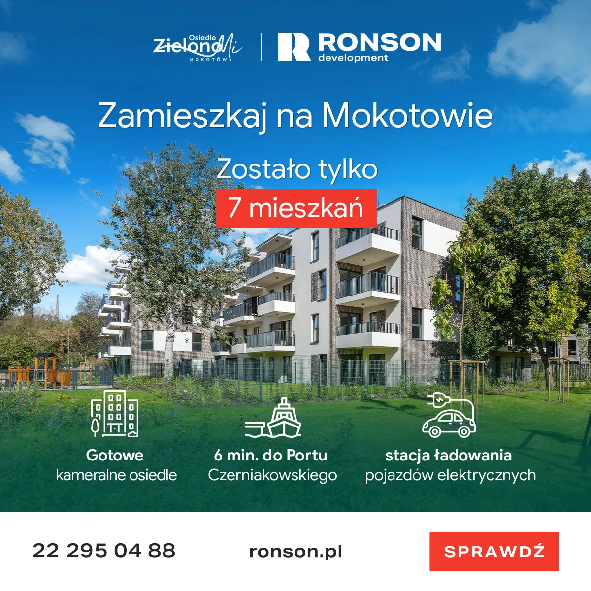 Zamieszkaj na Mokotowie - Zostało tylko 7 mieszkań!