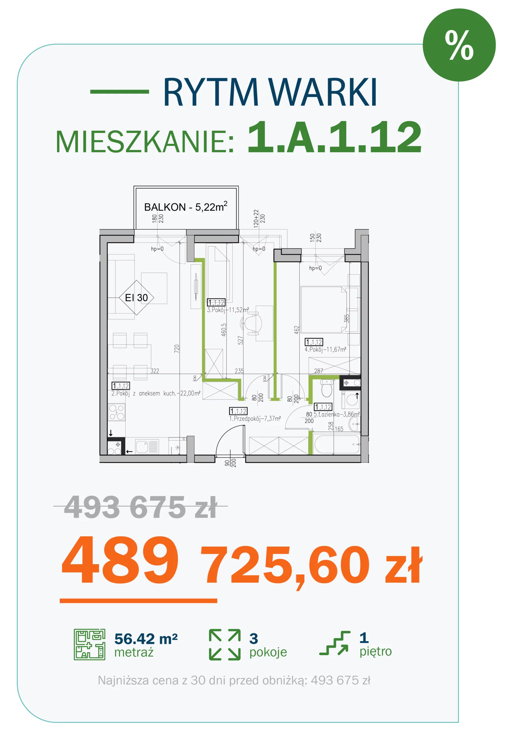 Promocja w Inwestycji Rytm Warki na wybrane mieszkania