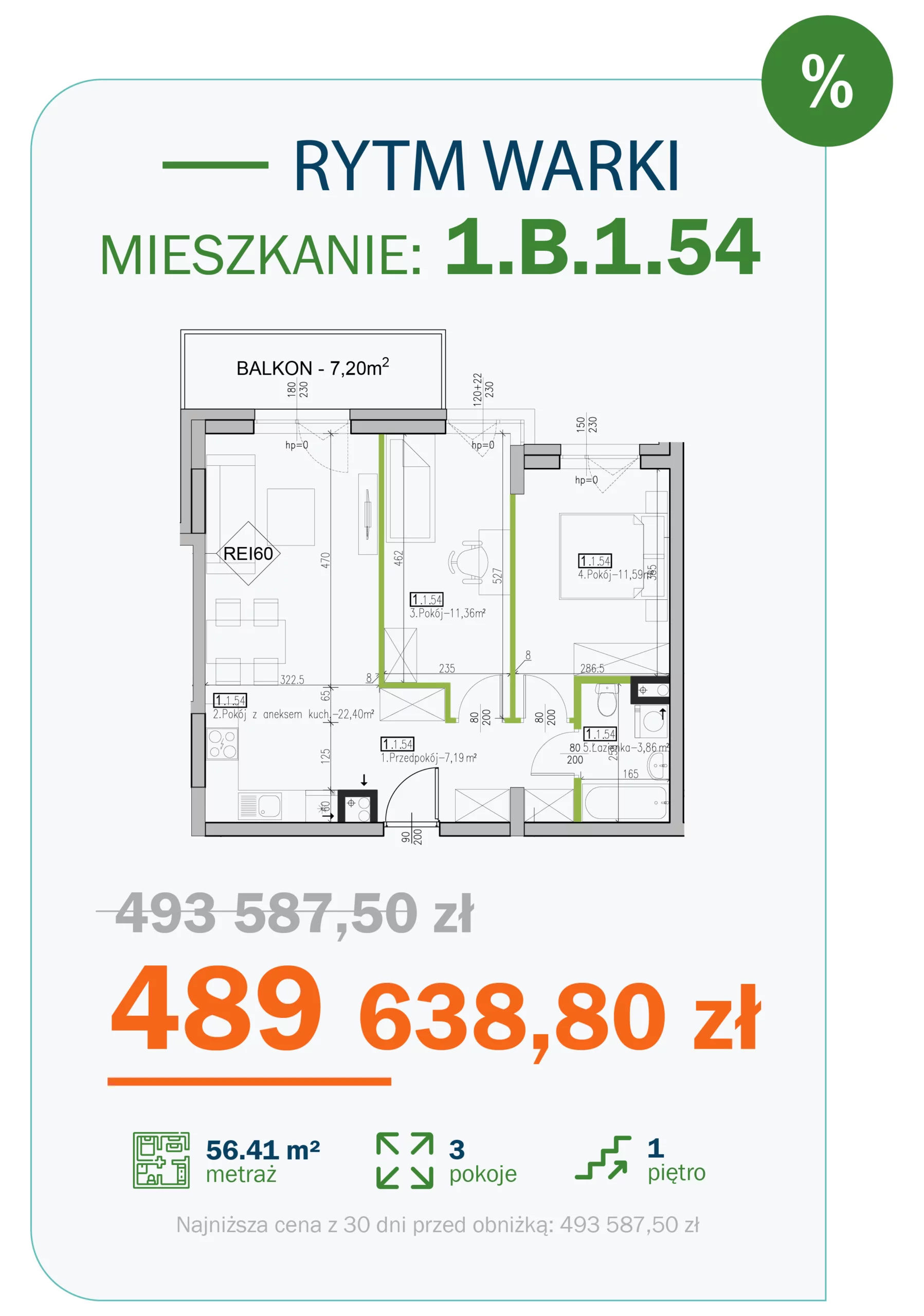 Promocja w Inwestycji Rytm Warki na wybrane mieszkania