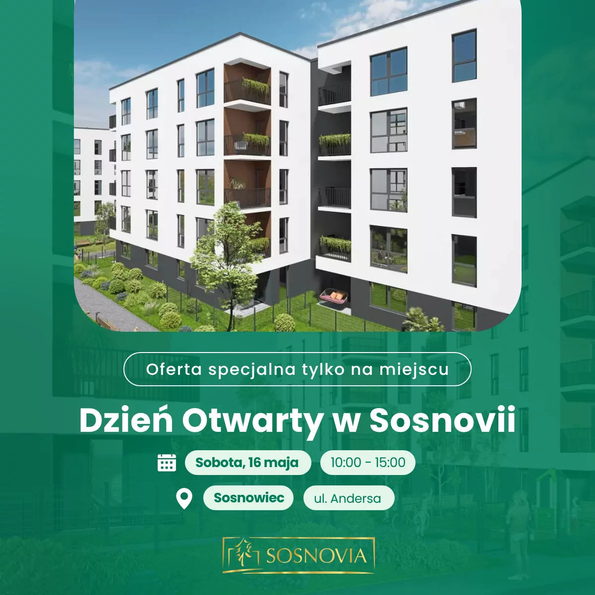 Dzień otwarty Apartamentów SOSNOVIA!