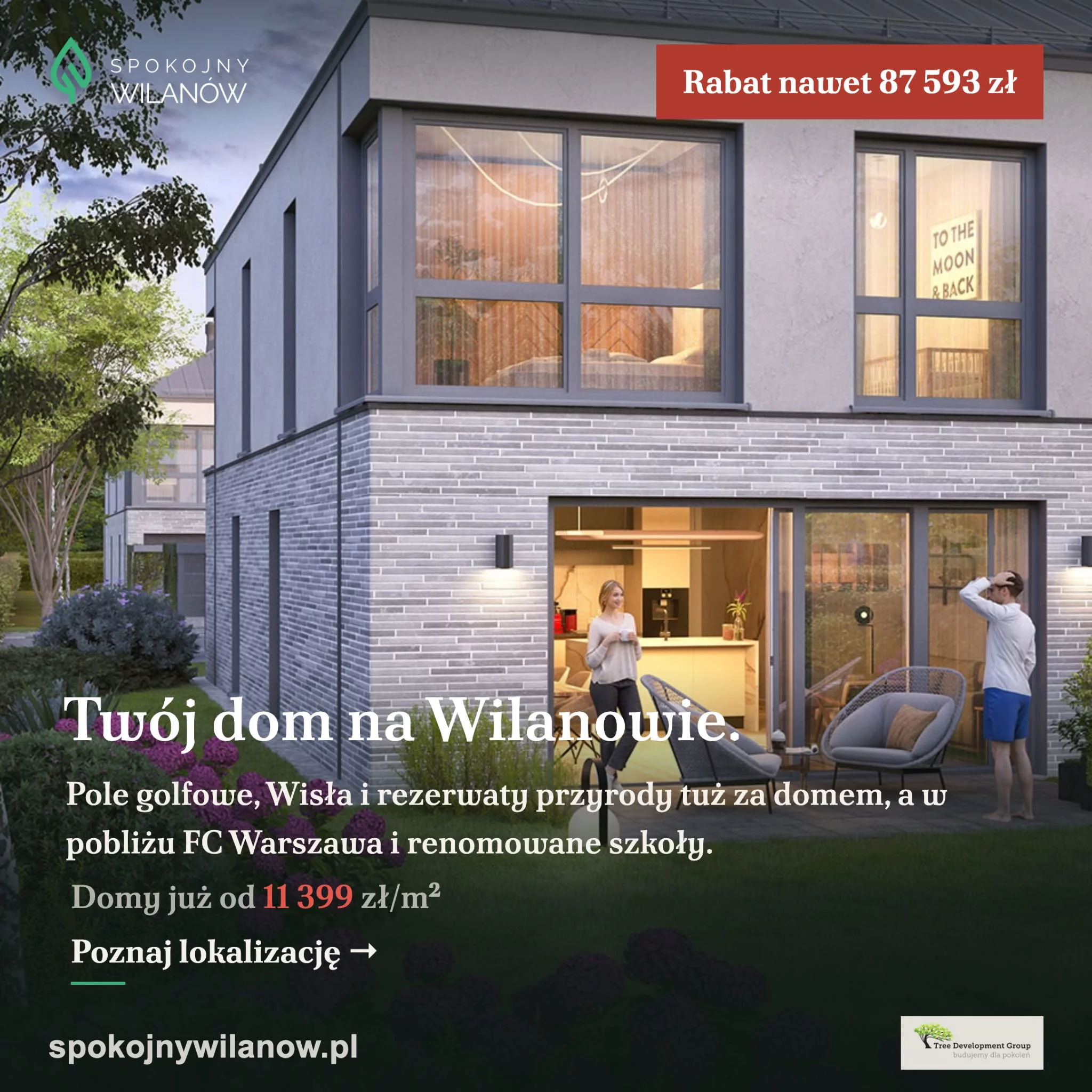 Oferta specjalna w inwestycji Spokojny Wilanów
