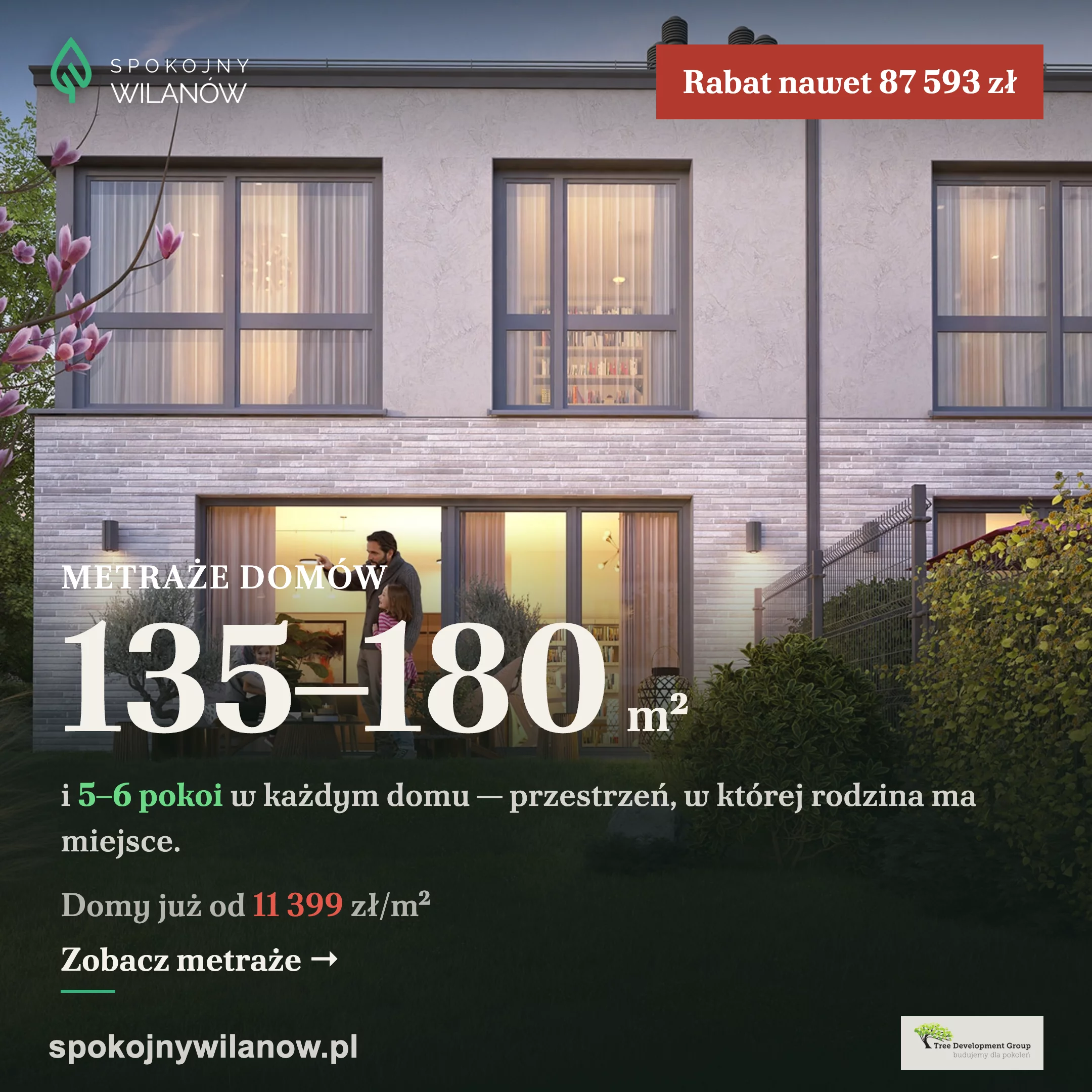 Oferta specjalna w inwestycji Spokojny Wilanów