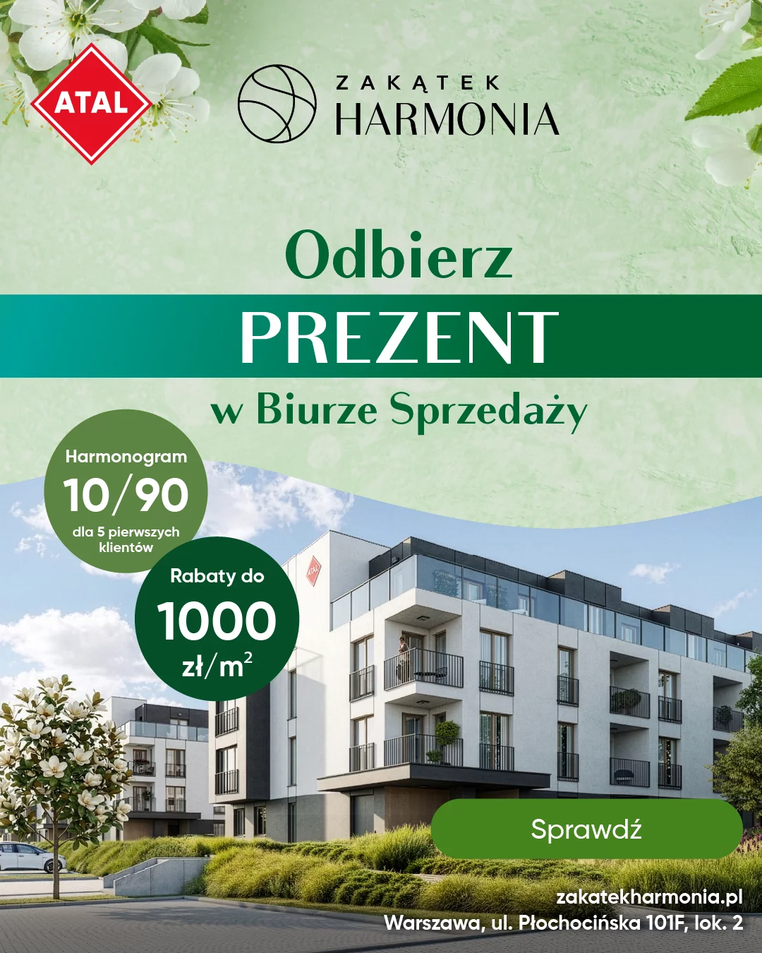 Promocja w inwestycji Zakątek Harmonia!