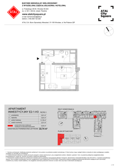 Lokal inwestycyjny, 22,74 m², 1 piętro, oferta nr E2-1-H3