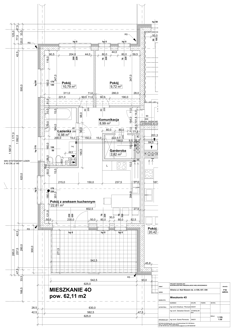 Mieszkanie, 62,11 m², 3 pokoje, 1 piętro, oferta nr O4