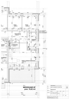 Mieszkanie, 78,82 m², 3 pokoje, 1 piętro, oferta nr P6