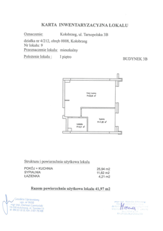 Mieszkanie, 41,97 m², 2 pokoje, 1 piętro, oferta nr B9