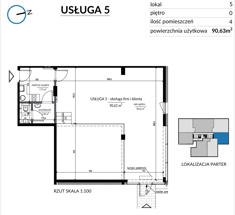 Obiekt, 90,63 m², oferta nr 5