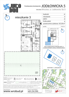 Mieszkanie, 65,18 m², 4 pokoje, parter, oferta nr A3