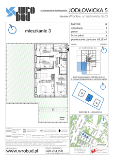 Mieszkanie, 65,18 m², 4 pokoje, parter, oferta nr B3