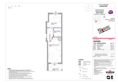 Mieszkanie, 45,21 m², 2 pokoje, 1 piętro, oferta nr B16/C028