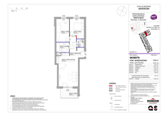 Mieszkanie, 59,08 m², 3 pokoje, 2 piętro, oferta nr B15/D079