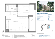 Mieszkanie, 39,44 m², 2 pokoje, 2 piętro, oferta nr RR/6A/D/2/4