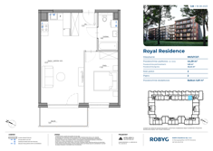 Mieszkanie, 44,39 m², 2 pokoje, 2 piętro, oferta nr RR/5/F/2/1