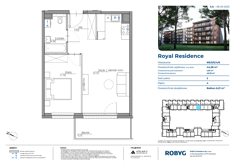 Mieszkanie, 44,28 m², 2 pokoje, 4 piętro, oferta nr RR/5/E/4/6