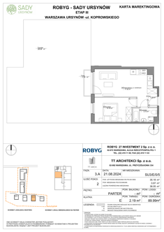 Mieszkanie, 35,18 m², 2 pokoje, parter, oferta nr SU3/E/0/5