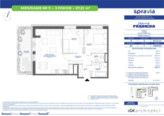 Mieszkanie, 67,22 m², 3 pokoje, parter, oferta nr 30-11