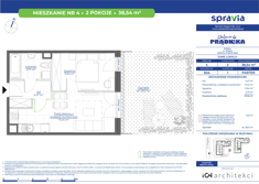 Mieszkanie, 38,54 m², 2 pokoje, parter, oferta nr 30A-04