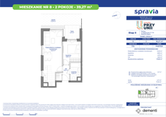 Mieszkanie, 39,27 m², 2 pokoje, parter, oferta nr 17A_8