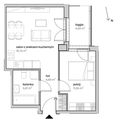 Mieszkanie, 39,67 m², 2 pokoje, 12 piętro, oferta nr A/12/147