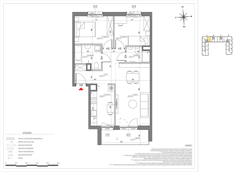 Mieszkanie, 65,62 m², 3 pokoje, 3 piętro, oferta nr D/027/M