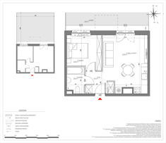 Mieszkanie, 39,46 m², 2 pokoje, parter, oferta nr D/073/M