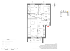 Mieszkanie, 65,60 m², 3 pokoje, 5 piętro, oferta nr D/130/M