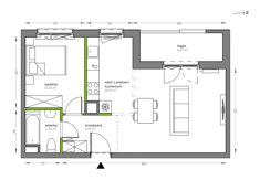 Mieszkanie, 46,84 m², 2 pokoje, 4 piętro, oferta nr F/041