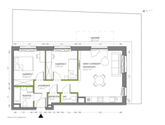 Mieszkanie, 57,58 m², 3 pokoje, parter, oferta nr G/072