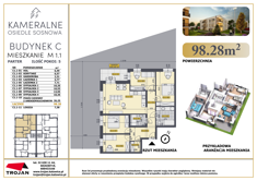 Mieszkanie, 98,28 m², 5 pokoi, parter, oferta nr C1.1