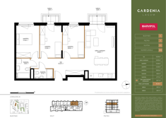 Mieszkanie, 80,01 m², 4 pokoje, 2 piętro, oferta nr C033