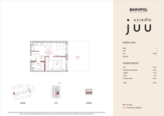 Mieszkanie, 34,63 m², 2 pokoje, parter, oferta nr C_M001