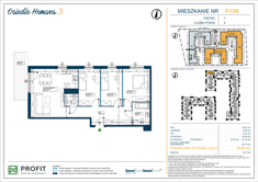 Mieszkanie, 78,66 m², 4 pokoje, 1 piętro, oferta nr 150