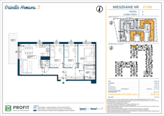 Mieszkanie, 78,66 m², 4 pokoje, 2 piętro, oferta nr 159