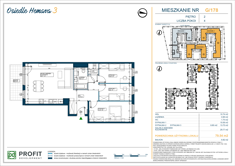 Mieszkanie, 79,54 m², 4 pokoje, 2 piętro, oferta nr 178