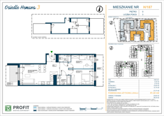 Mieszkanie, 61,22 m², 3 pokoje, parter, oferta nr 187