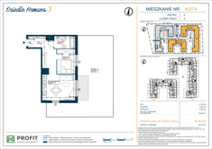 Mieszkanie, 42,06 m², 2 pokoje, parter, oferta nr 274