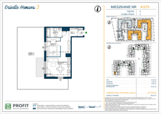 Mieszkanie, 41,74 m², 2 pokoje, parter, oferta nr 275