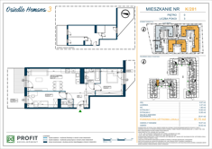 Mieszkanie, 61,75 m², 3 pokoje, parter, oferta nr 281