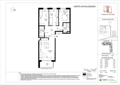 Mieszkanie, 73,81 m², 4 pokoje, 1 piętro, oferta nr C.052