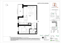 Mieszkanie, 48,51 m², 2 pokoje, 6 piętro, oferta nr C.132