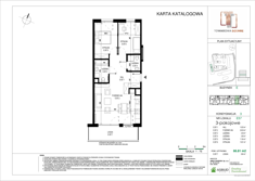 Mieszkanie, 66,81 m², 3 pokoje, 2 piętro, oferta nr E.057