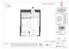 Mieszkanie, 36,56 m², 1 pokój, 11 piętro, oferta nr A.107