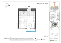 Mieszkanie, 33,56 m², 1 pokój, 17 piętro, oferta nr A.179