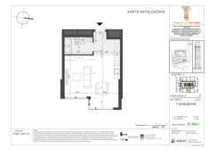 Mieszkanie, 36,70 m², 1 pokój, 26 piętro, oferta nr A.287